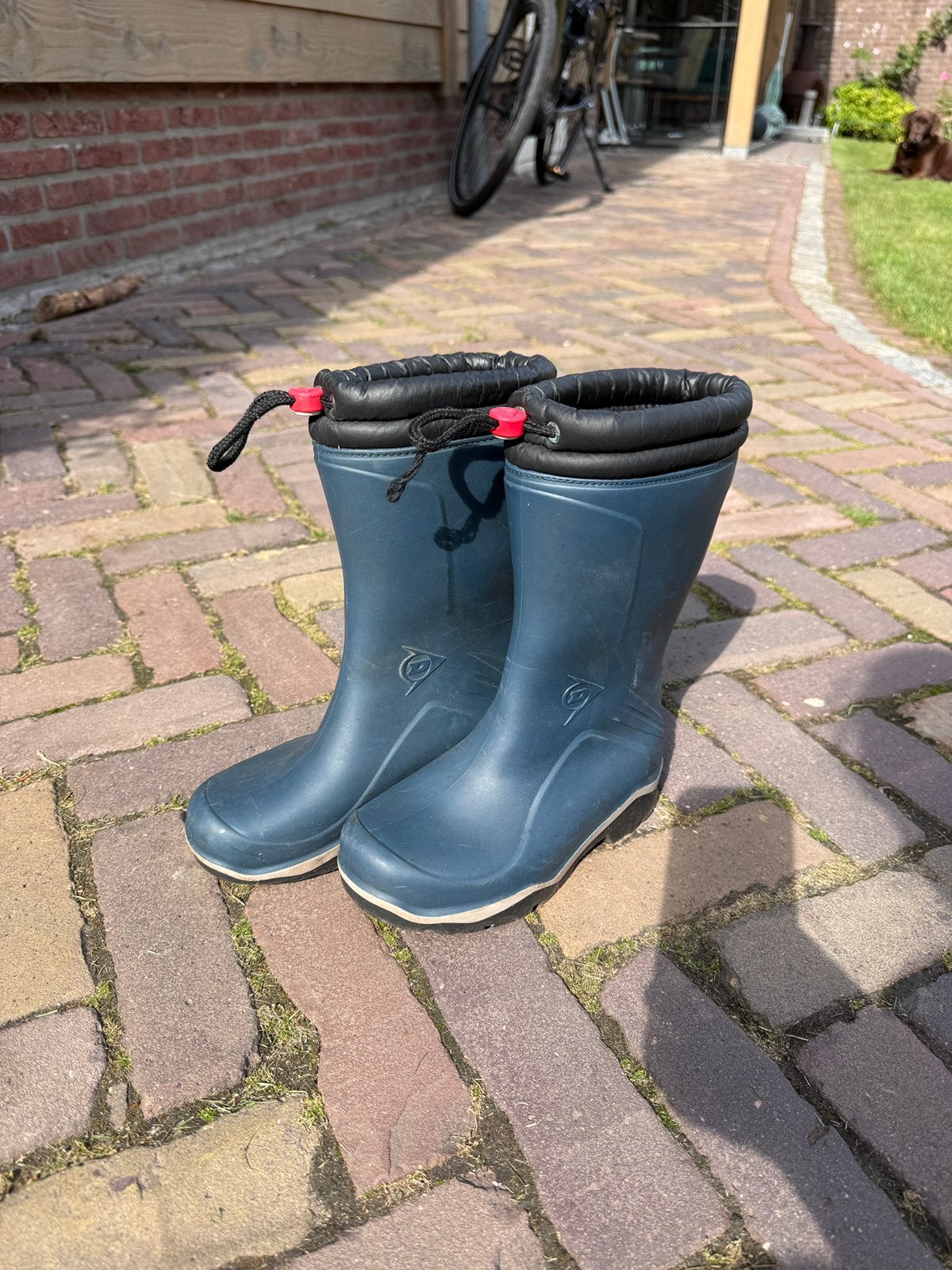 Regenlaarzen laarzen laars dunlop maat 34, Kinderen en Baby's, Ophalen, Zo goed als nieuw, Jongen of Meisje, Laarzen