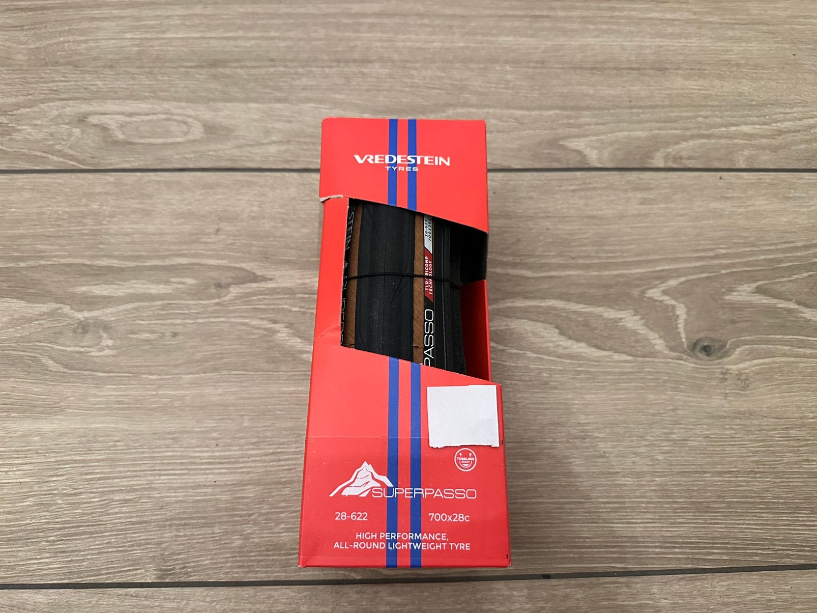 1x Vredestein Superpasso 28-622, Fietsen en Brommers, Fietsonderdelen, Band, Nieuw, Ophalen of Verzenden, Rubber
