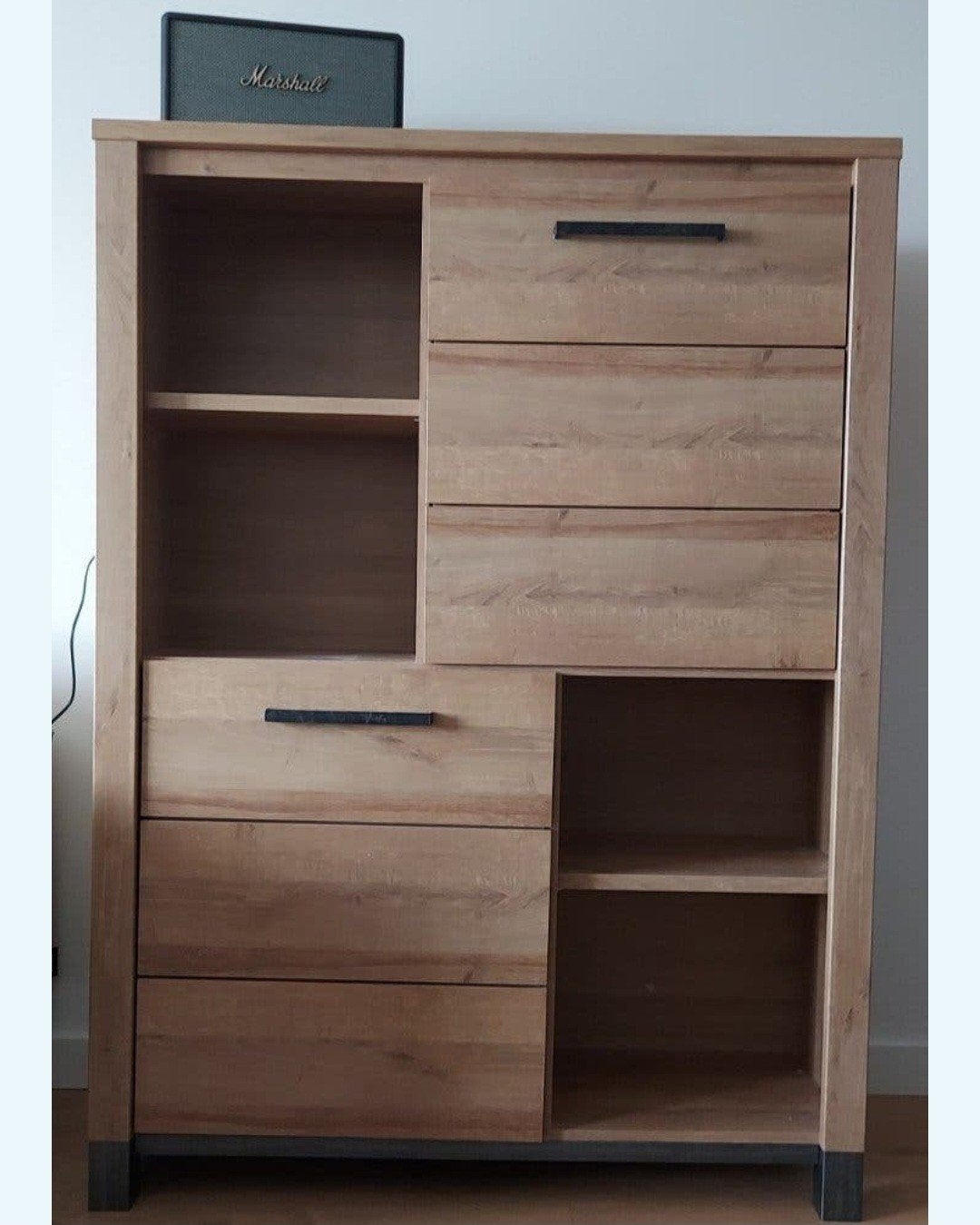 Nette houten kast 110 x 250 x 40, Huis en Inrichting, Kasten | Dressoirs, Ophalen, Zo goed als nieuw, 25 tot 50 cm, Overige houtsoorten