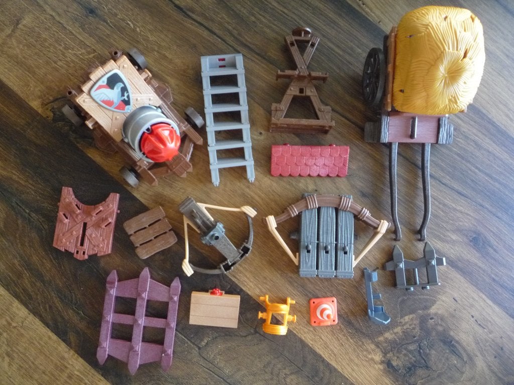 Playmobil losse accesoiers kasteel/piratenschip, Ophalen of Verzenden, Gebruikt, Losse onderdelen, Overige typen