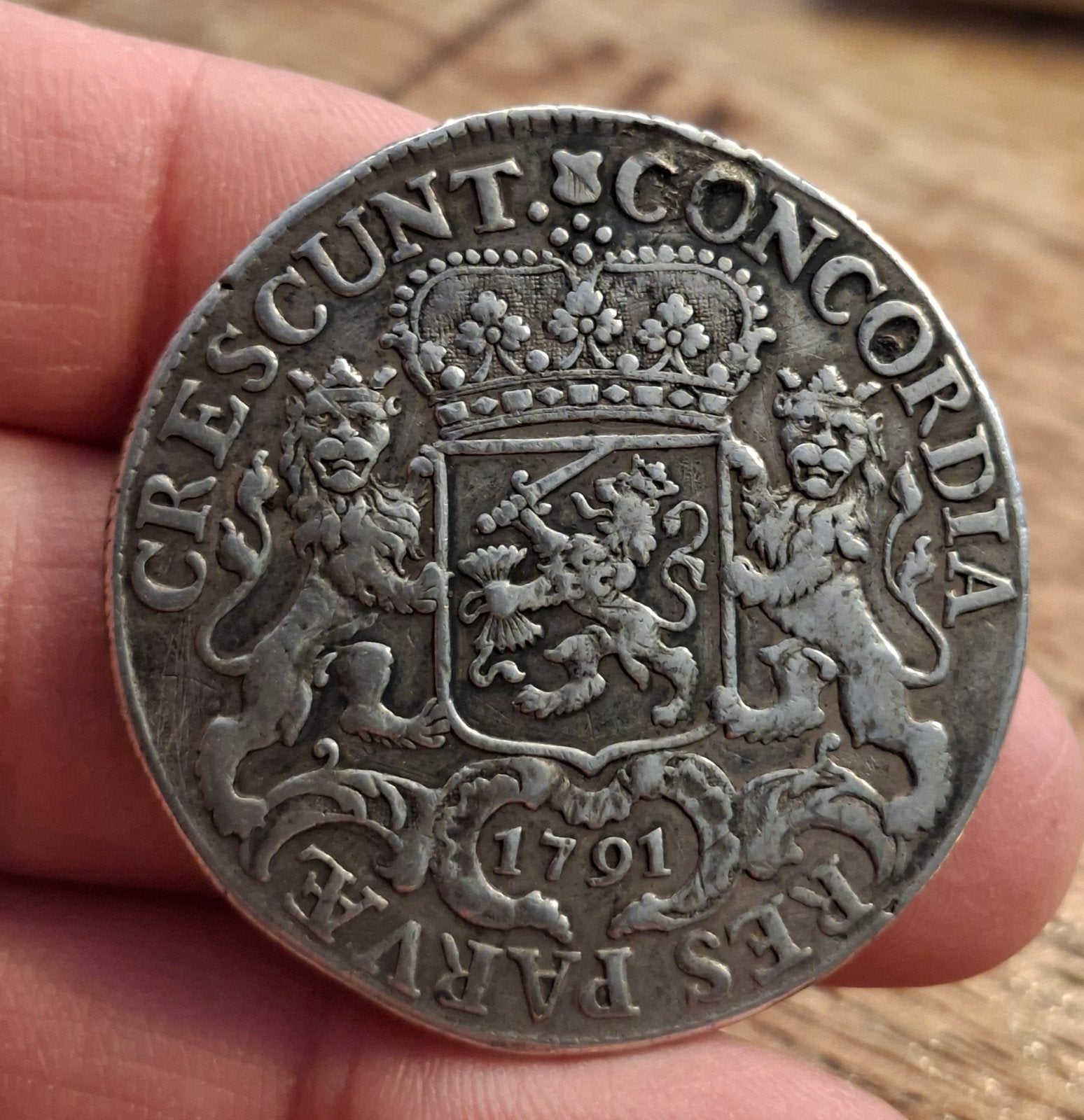 Dukaton utrecht 1791 cnm 2.43.101., Ophalen of Verzenden, Vóór koninkrijk, Overige waardes