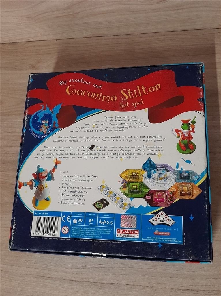 Op avontuur met Geronimo Stilton - het spel - s5556, Hobby en Vrije tijd, Gezelschapsspellen | Bordspellen, Verzenden, Zo goed als nieuw