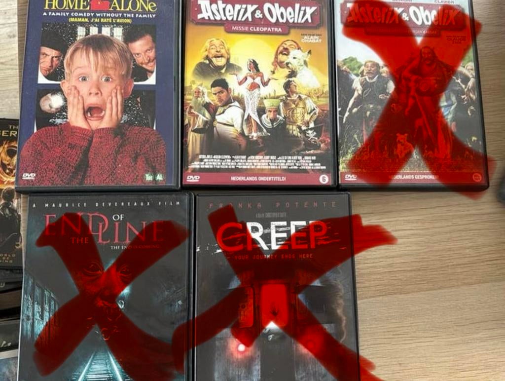 Dvd €2 per stuk, Alle leeftijden, Ophalen of Verzenden, Gebruikt