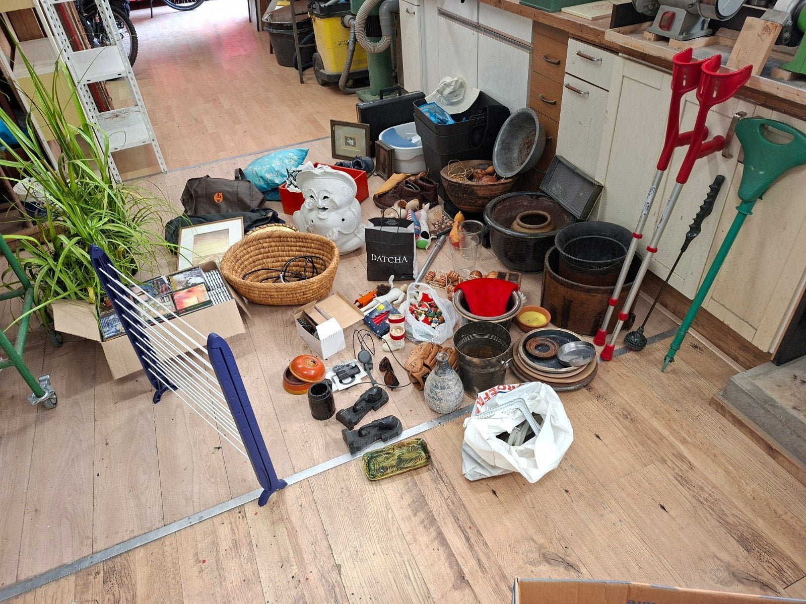 Partij spullen voor snuffelmarkt, Diversen, Rommelmarktspullen, Ophalen, Nieuw