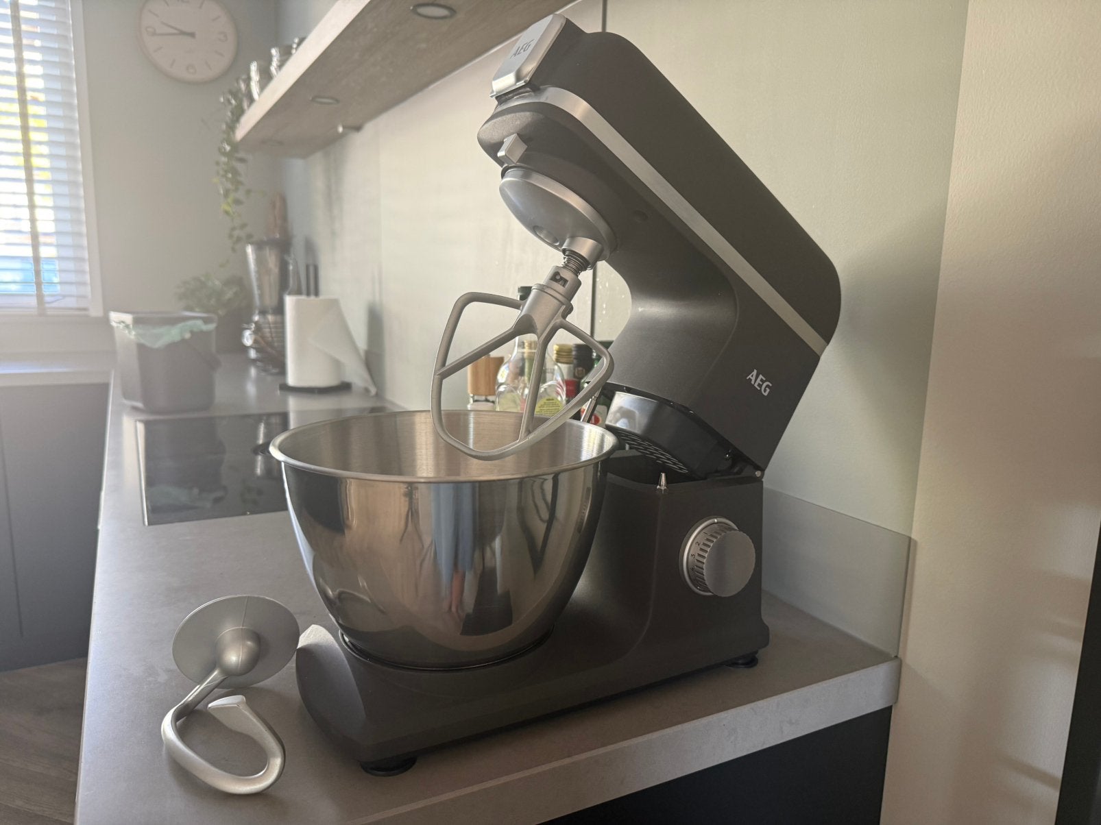 Aeg keukenmachine, Witgoed en Apparatuur, Keukenmixers, Ophalen, Zo goed als nieuw, 3 snelheden of meer
