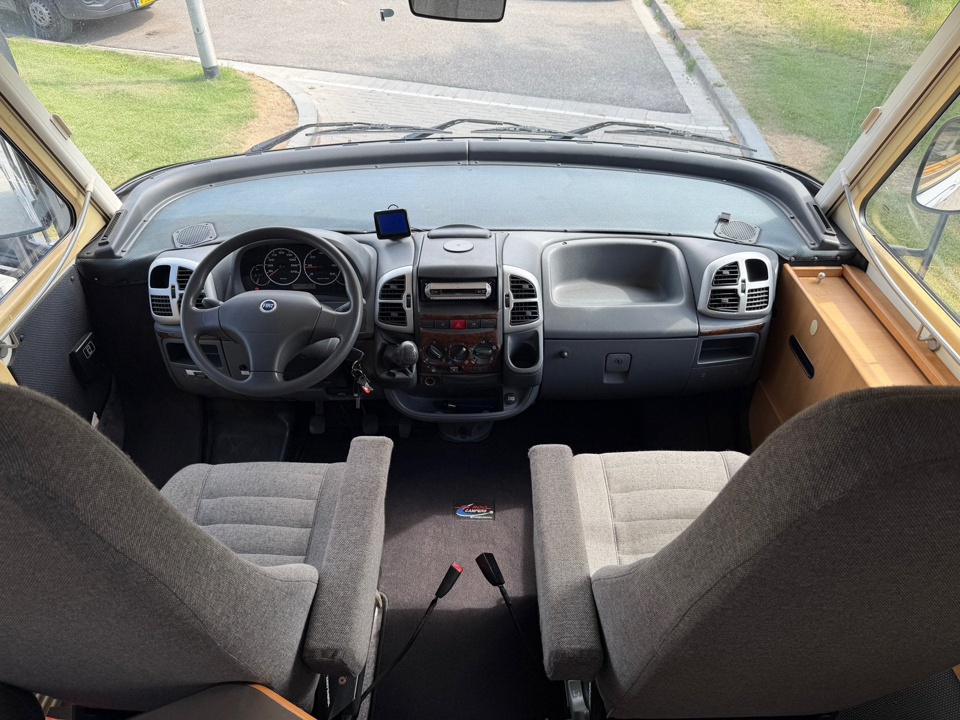 Fiat DUCATO Hymer B574 2x Airco|Vast Bed|4 pers.|Goed onderh, Caravans en Kamperen, Campers, Bedrijf, Airconditioning, Fiat, Airbags