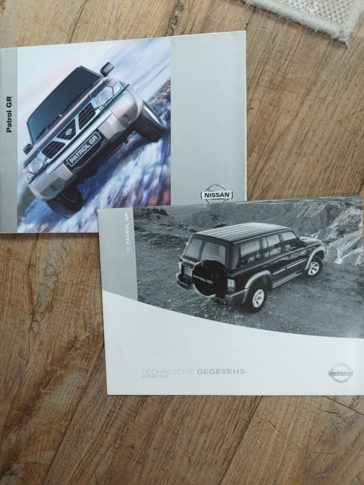 Nissan Patrol GR Brochure & Technische Gegevens 2003, Gelezen, Ophalen of Verzenden, Nissan, NISSAN