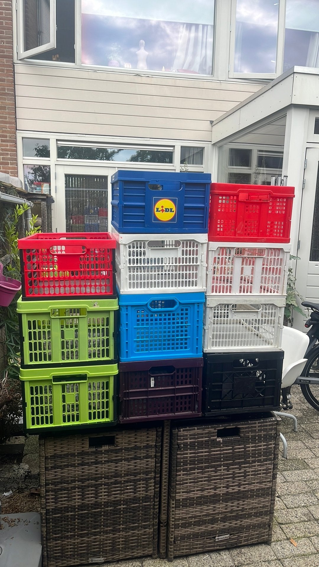 Klapkratten en normale kratten, Ophalen, 40 tot 60 cm, 50 tot 75 cm, Minder dan 35 cm