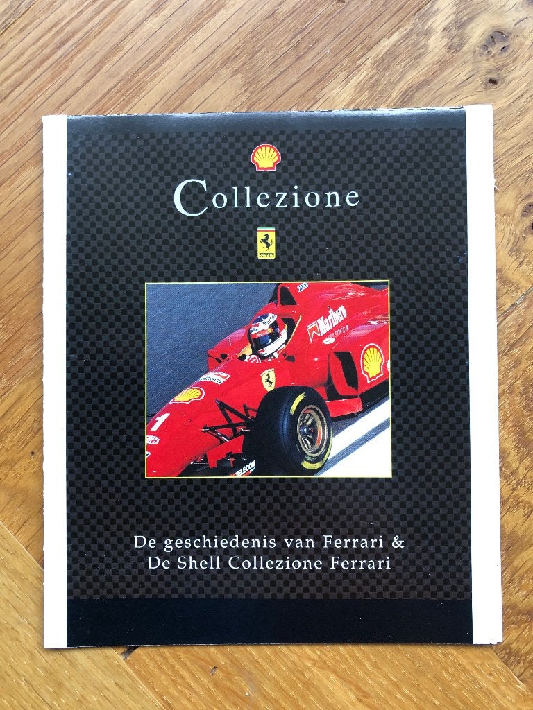 Ferrari Collezione uitklapposter uitgegeven door Shell, 1996, Nieuw, Ophalen of Verzenden, Ferrari, Shell
