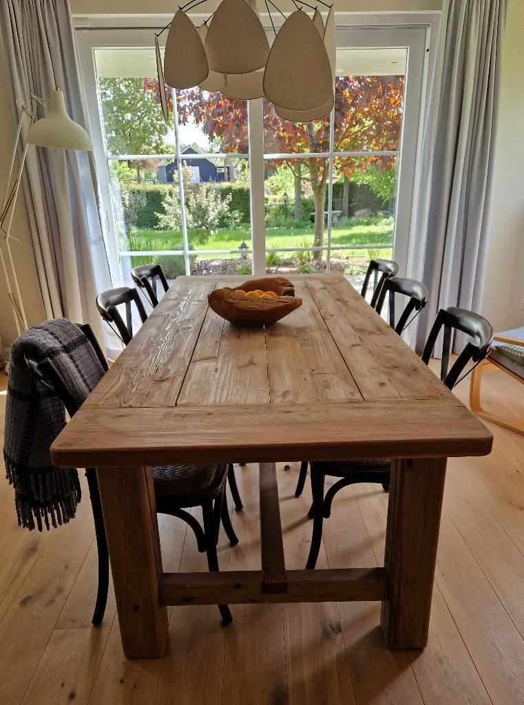 Zeer mooie nieuwe Loberon eettafel Oteley 240 cm 6-8 pers, Huis en Inrichting, Tafels | Eettafels, Ophalen, Landelijk, rustiek, traditioneel, cottagecore