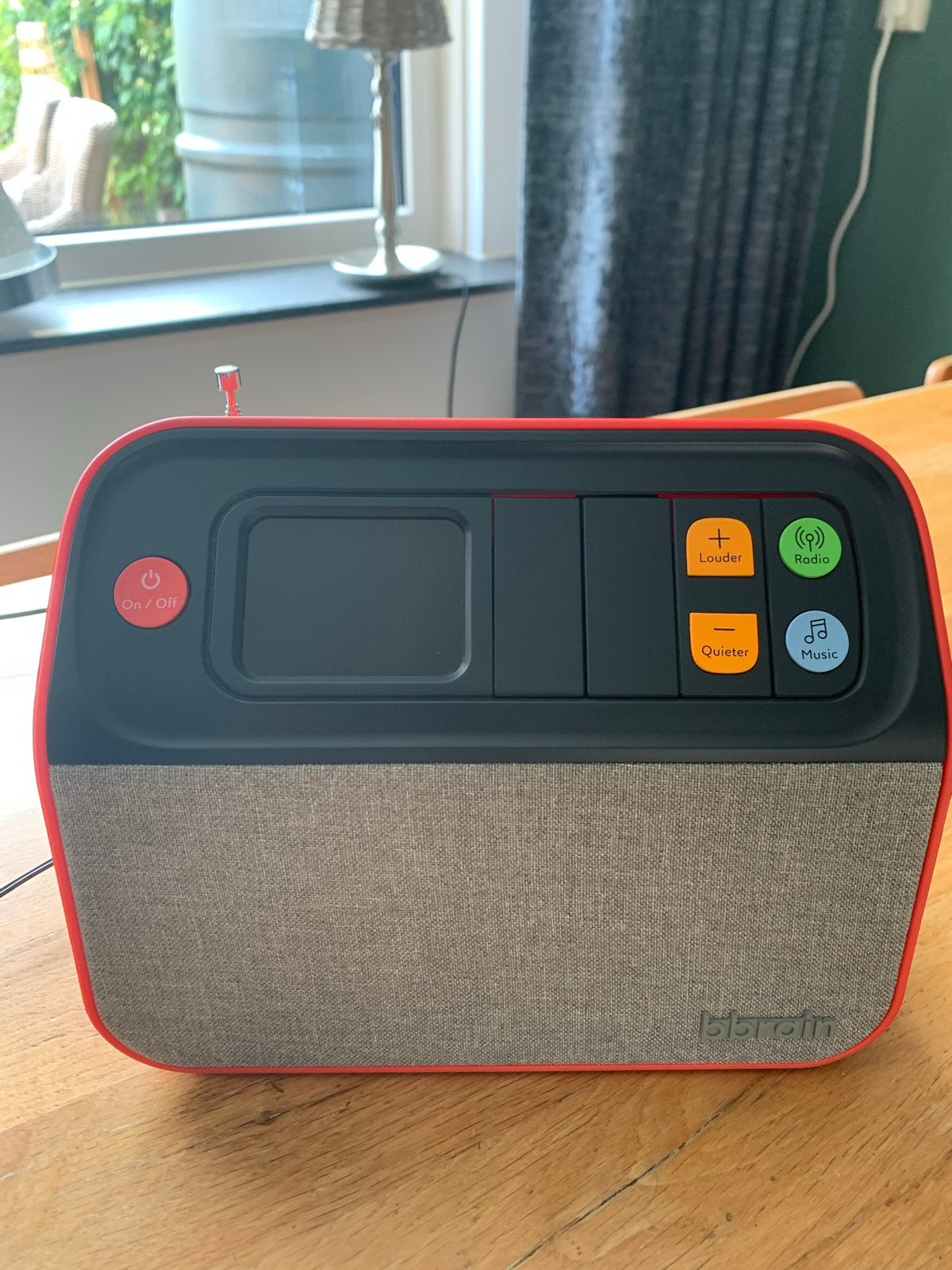 BBrain Dementie Radio en Muziekspeler - Eenvoudig in gebruik, Ophalen of Verzenden, Zo goed als nieuw, Radio