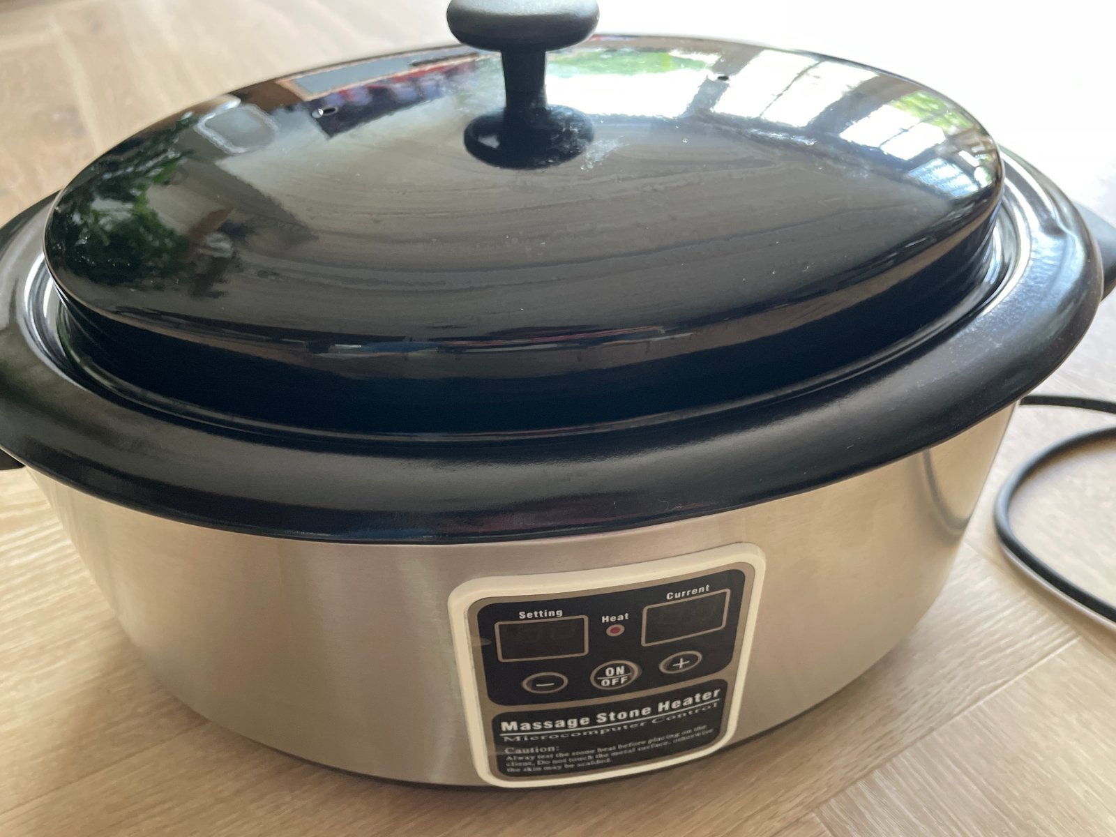 Hotstone stenen warmer, Ophalen, Zo goed als nieuw, Apparaat