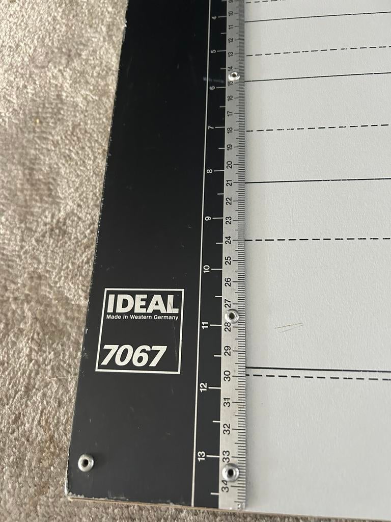 Ideal 7067. Papier Snijmachine. 80/38, Diversen, Ophalen of Verzenden, Gebruikt