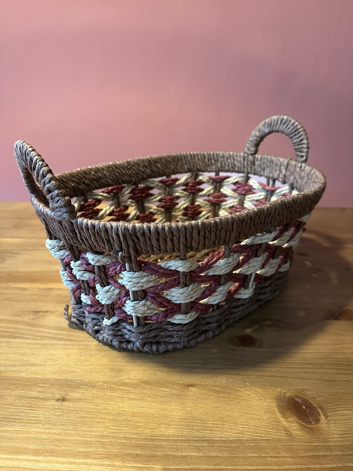 Mandje ter decoratie, Gevlochten, Mand, Nieuw, Ophalen of Verzenden