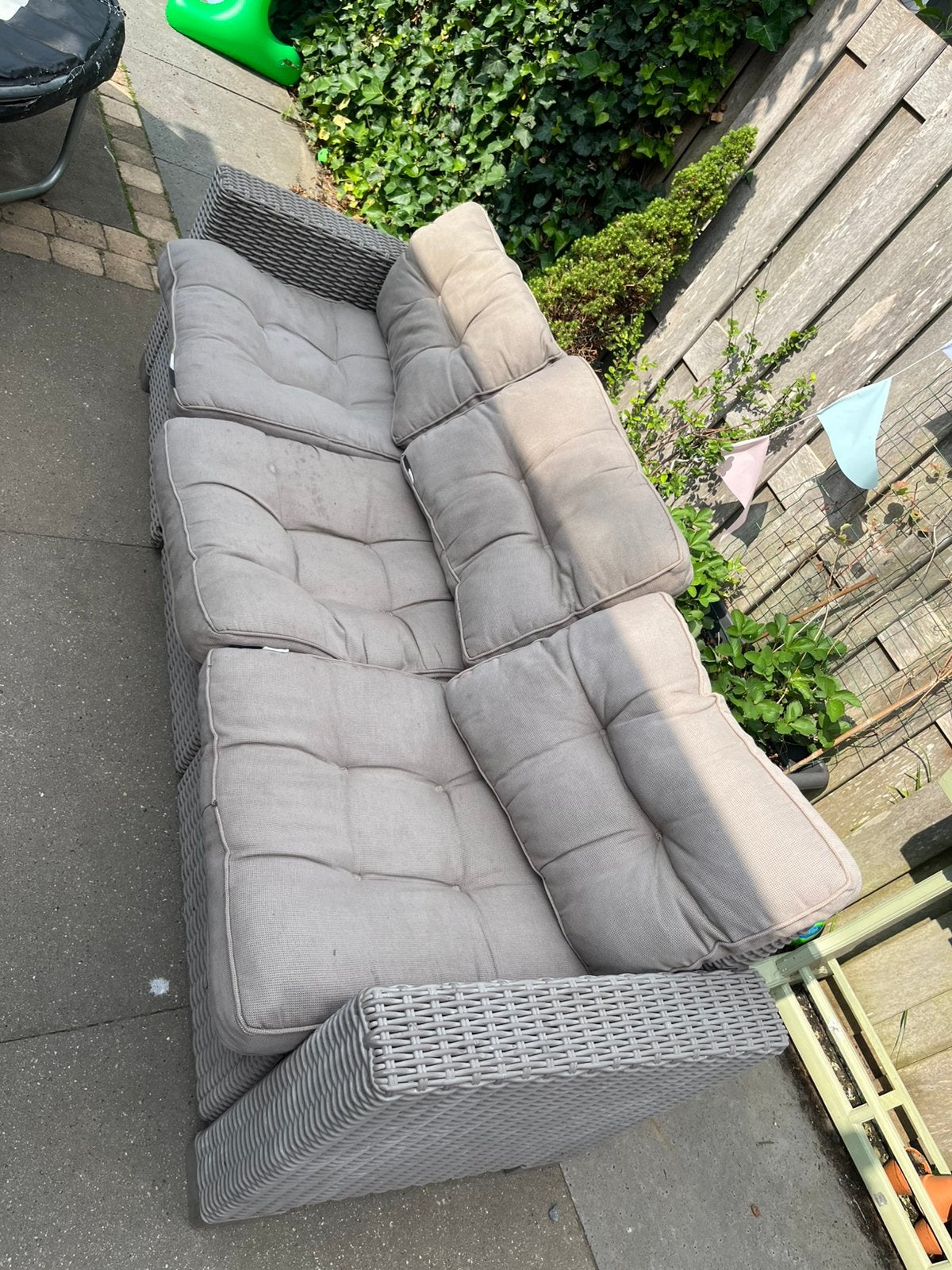 Tuinbank /loungebank, Ophalen, Gebruikt, Hout