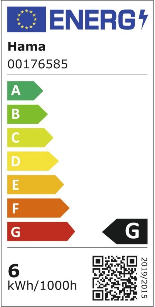 Hama WiFi LED Inbouwspot - Wit (3-Pack) | Nieuw, 30 tot 60 watt, Led-lamp, Info.nl@hama.com, Nieuw