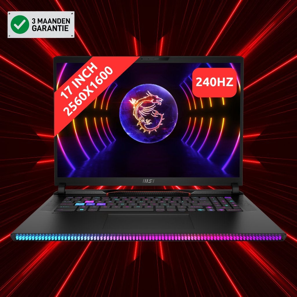 MSI Raider GE78HX (RTX 4090 & i9-13980HX & 4TB QWERTY), DTGParts.Business@gmail.com, Refurbished, Ophalen of Verzenden, SSD