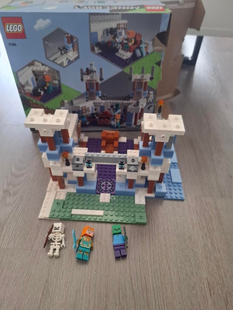 Lego minecraft 21186, Ophalen of Verzenden, Zo goed als nieuw, Lego