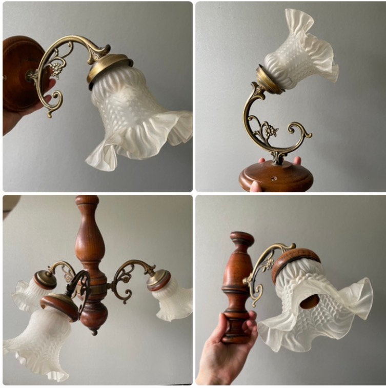 4 Franse Art Deco lampen samen te koop, Ophalen
