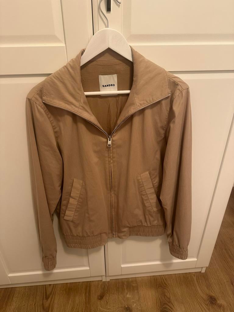 Sandro zomer heren jack xs, Ophalen, Zo goed als nieuw, Zwart