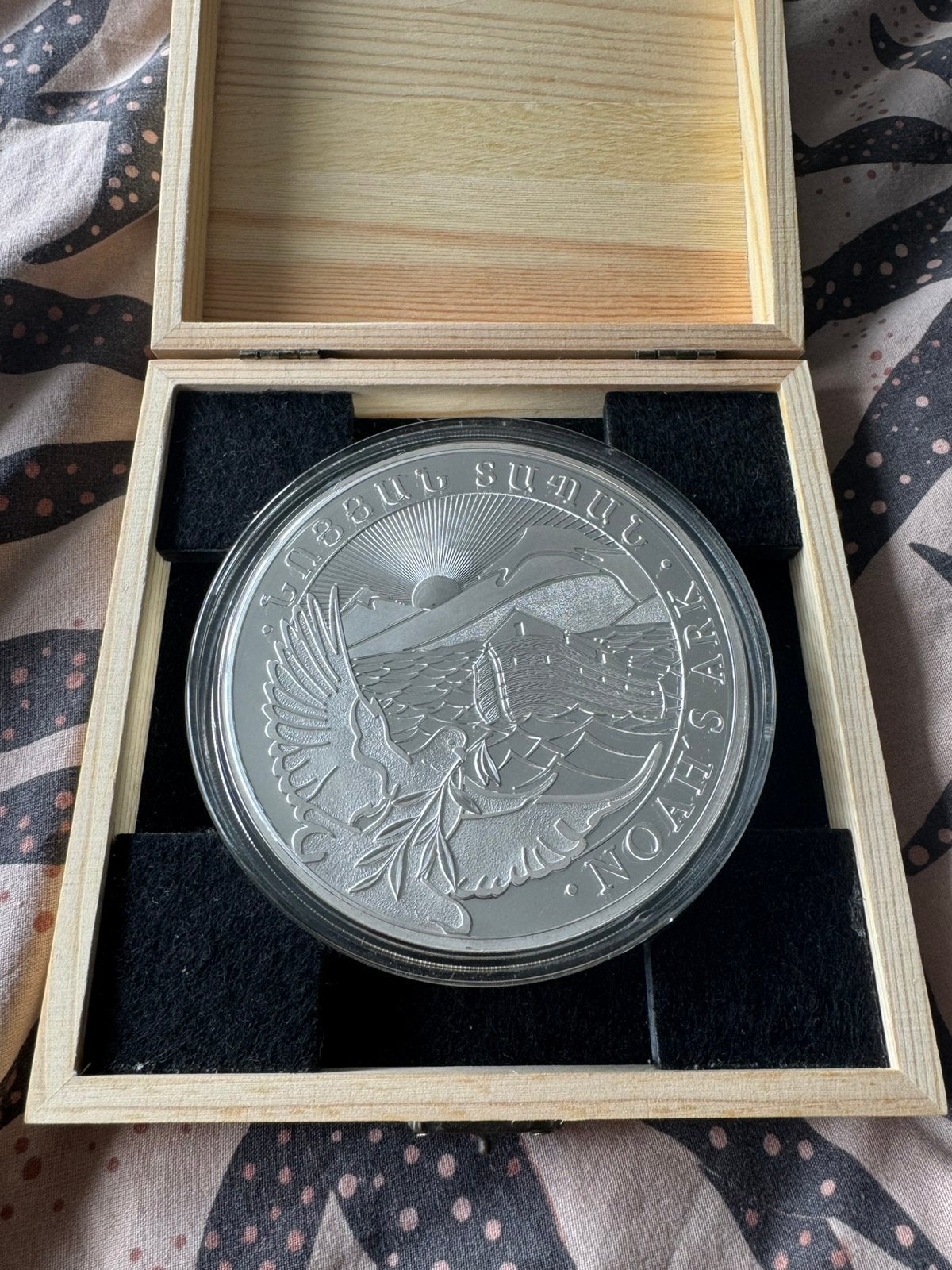 Zilveren .999 kilomunt - Noah’s Ark - Republic of Armenia, Ophalen, Zilver