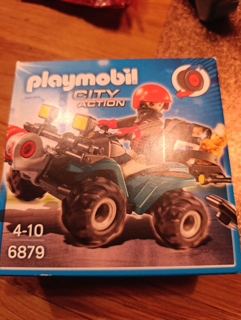 Playmobil city action quad 6879, Complete set, Voertuig, Ophalen of Verzenden, Zo goed als nieuw