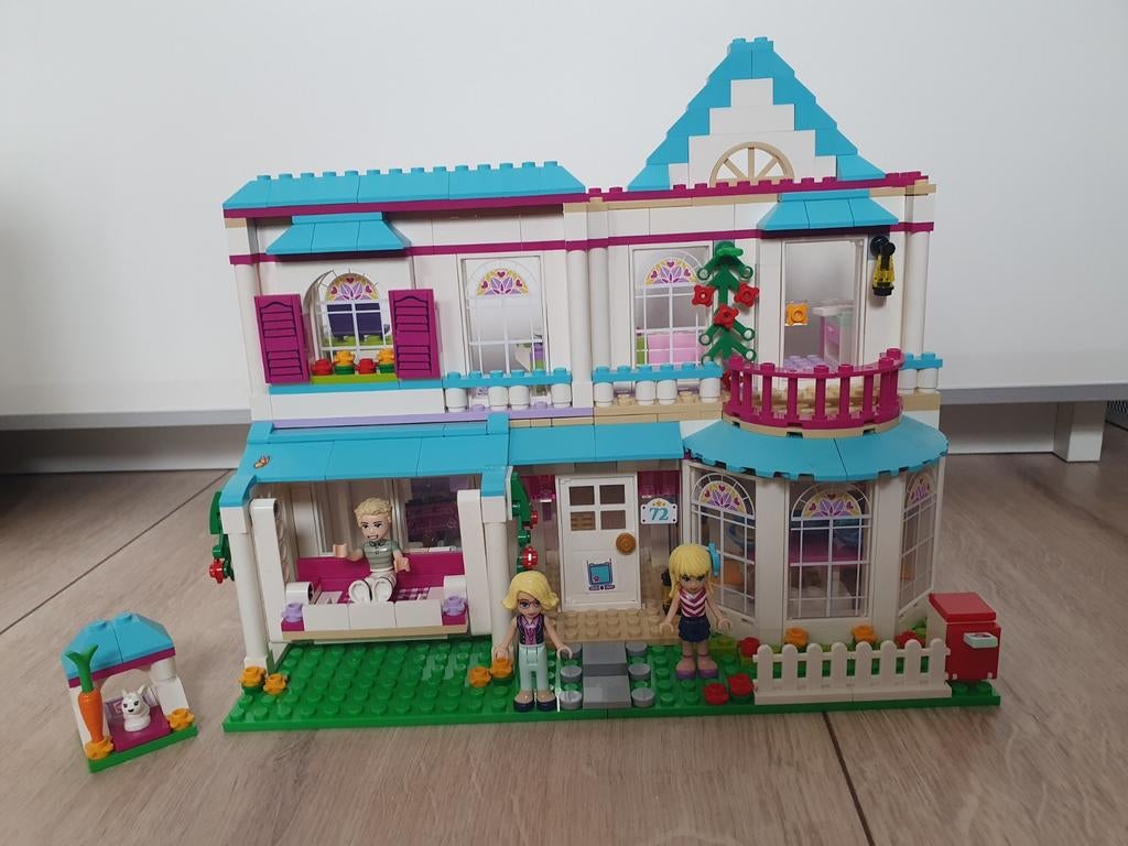 LEGO friends 41314 Stephanie's huis compleet, Lego, Ophalen of Verzenden, Zo goed als nieuw, Compleet