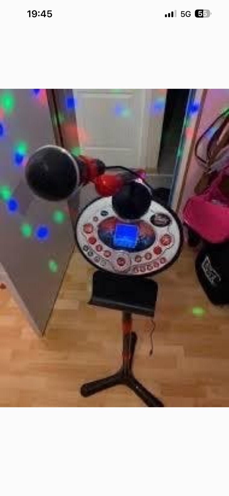 Karaoke set kinderen V-tech, Ophalen, Zo goed als nieuw, Complete set