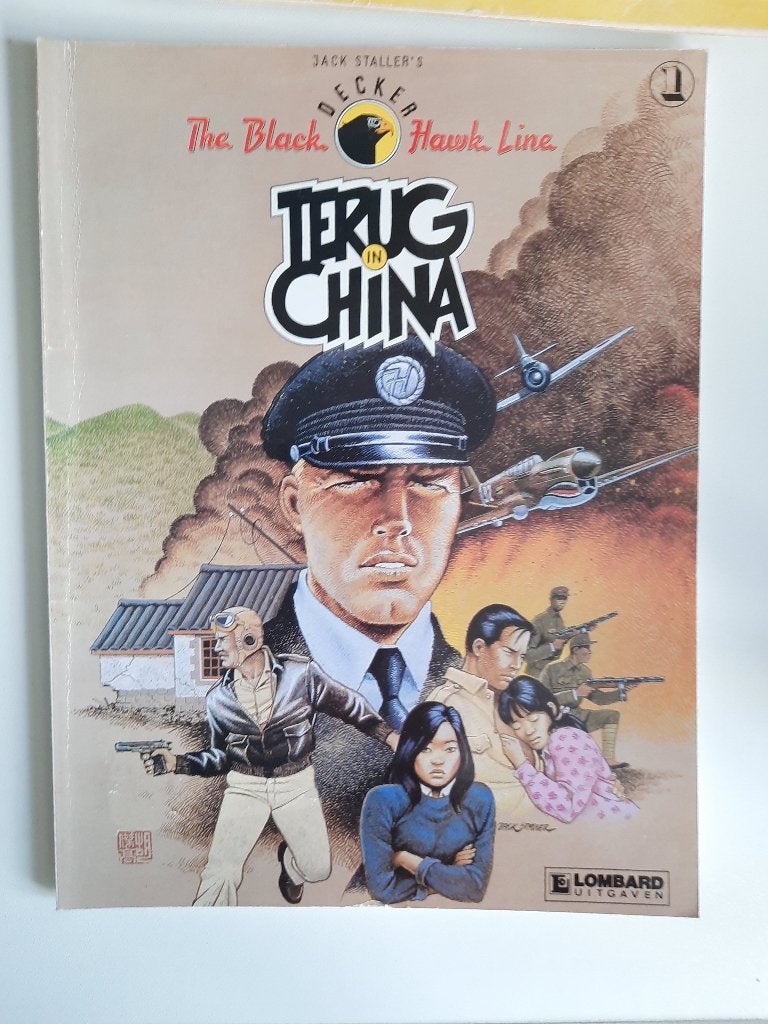 Terug in China, the black hawk line 1, Eén stripboek, Ophalen of Verzenden, Zo goed als nieuw