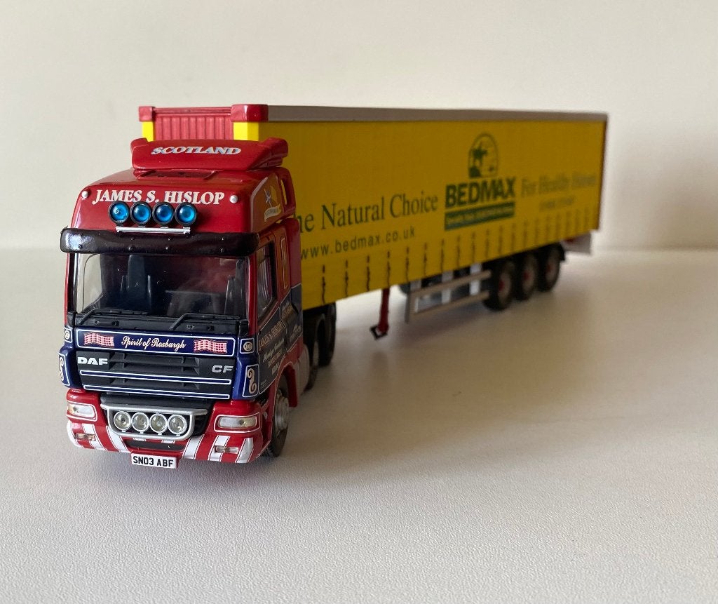 Corgi - DAF CF James S. Hislop Curtainside Bedmax, Hobby en Vrije tijd, Ophalen of Verzenden, Nieuw, Bus of Vrachtwagen, Corgi