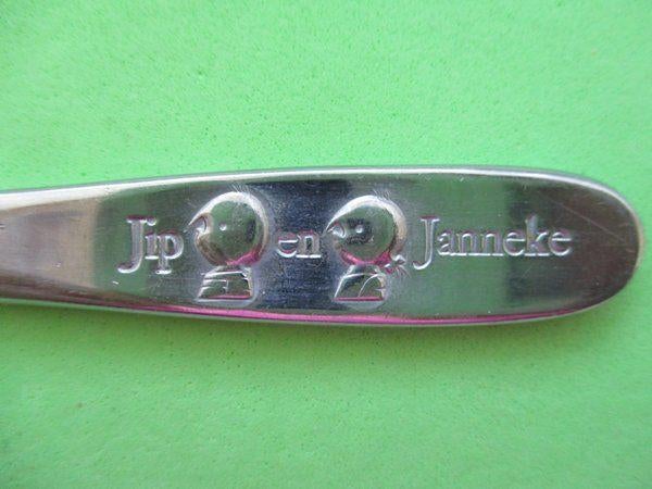 (KB5208) Kinderbestek JIP EN JANNEKE mes, Ophalen of Verzenden, Gebruikt