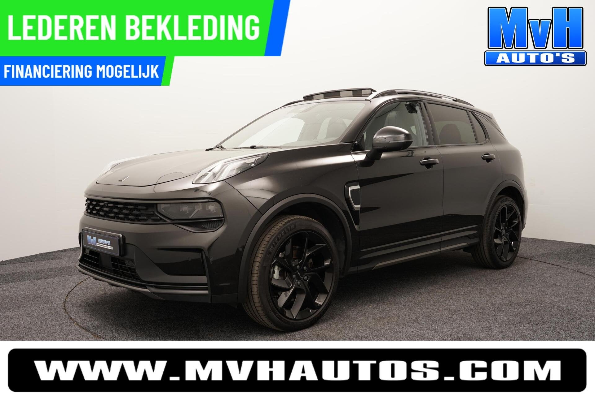 Lynk & Co 01 1.5 PHEV|FULL BLACK XL|LEER|360°CAM|NAP|SOH96%, Stof, Euro 6, Met garantie (alle), Bedrijf