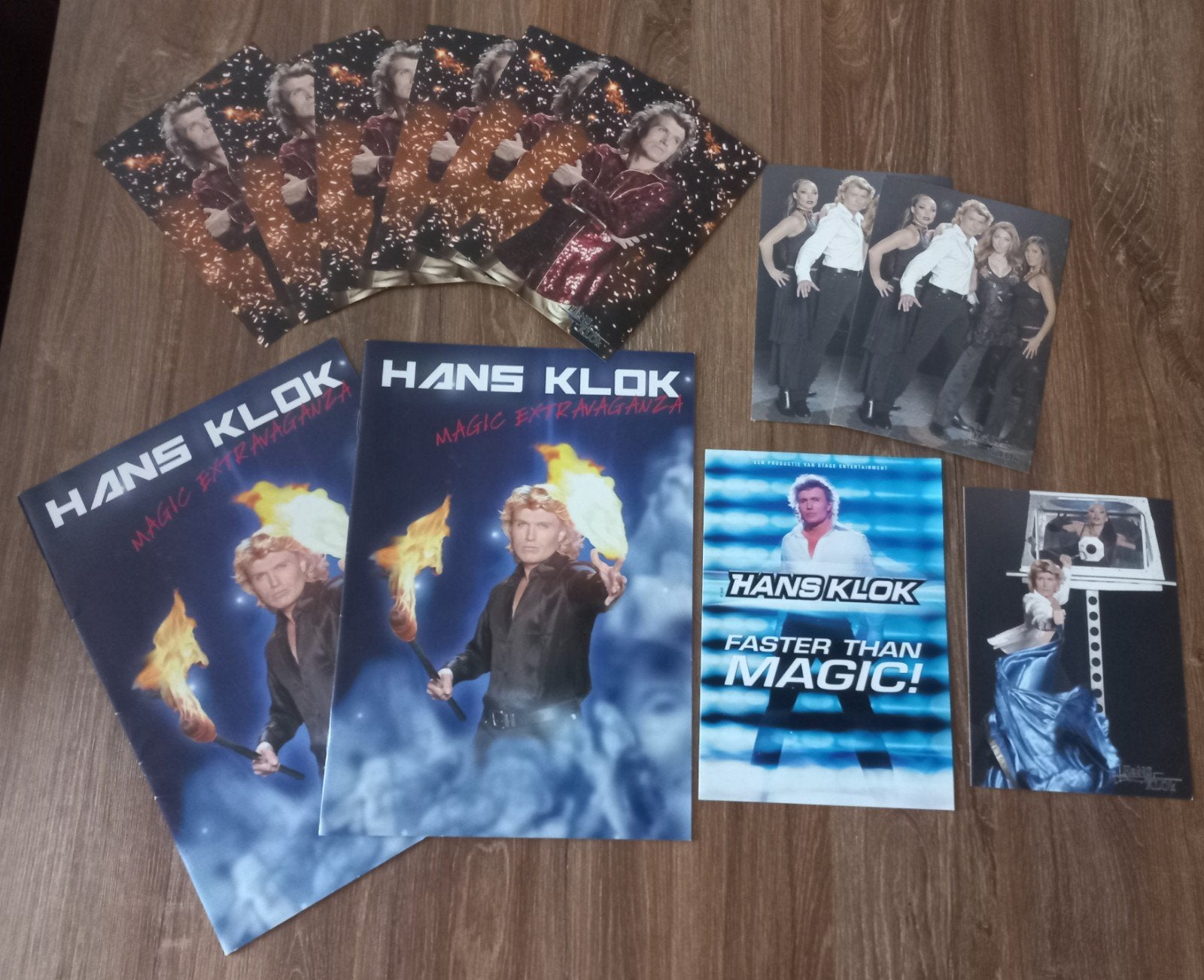 Hans Klok promotie strooi kaarten en showboekjes, Verzamelen, Ophalen of Verzenden