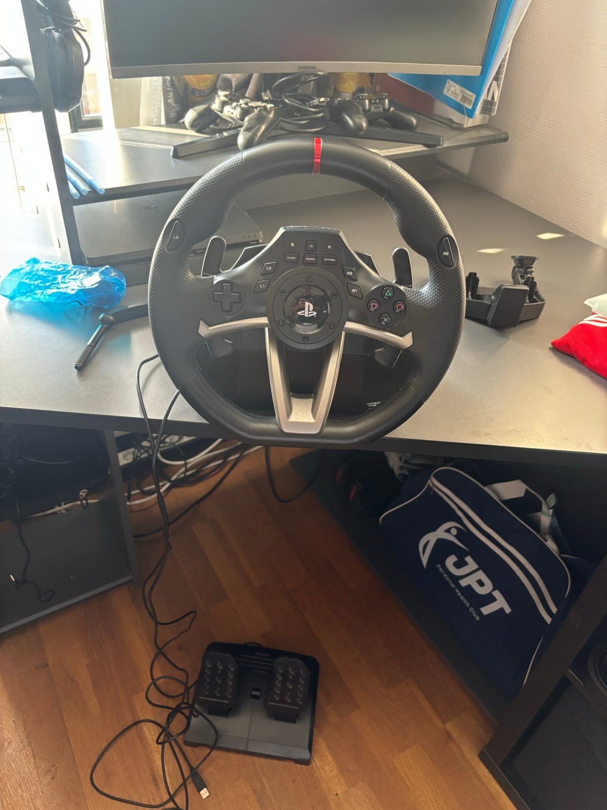 PlayStation racestuur met pedalen, Ophalen of Verzenden, Zo goed als nieuw, Stuur of Pedalen, PlayStation 4