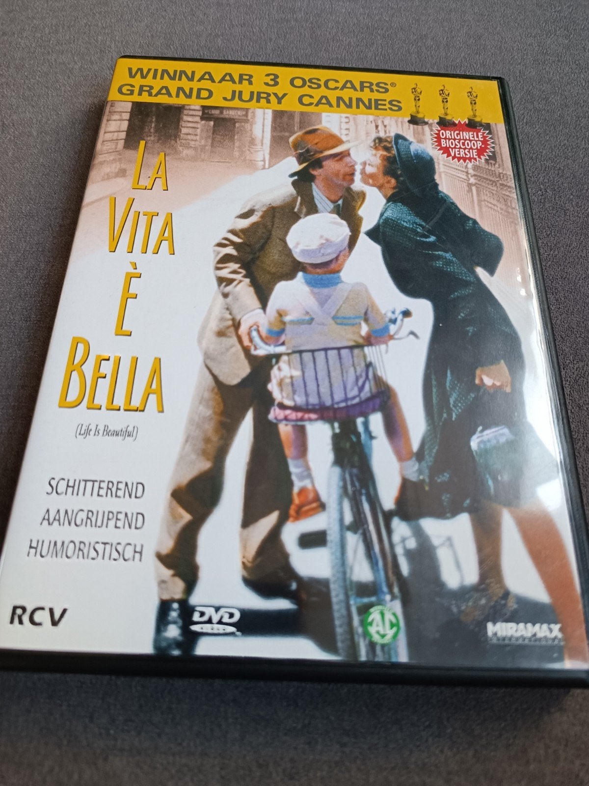 La Vita e Bella - dvd, Alle leeftijden, Ophalen of Verzenden, Zo goed als nieuw, Drama