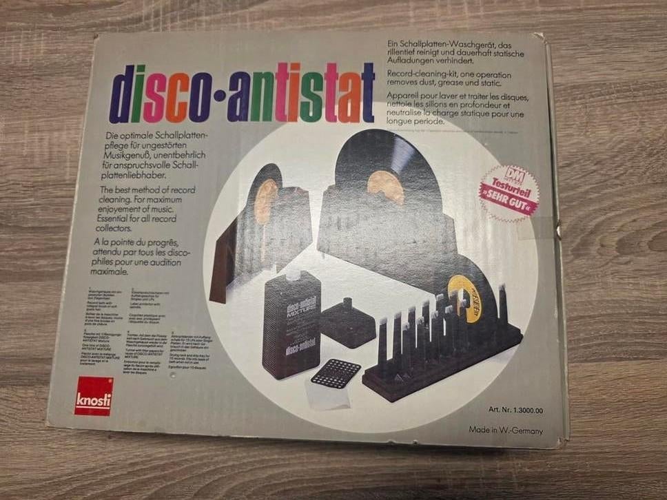 Knosti Disco Antistat platenreiniger platenwasser LP vinyl, Ophalen of Verzenden, Zo goed als nieuw
