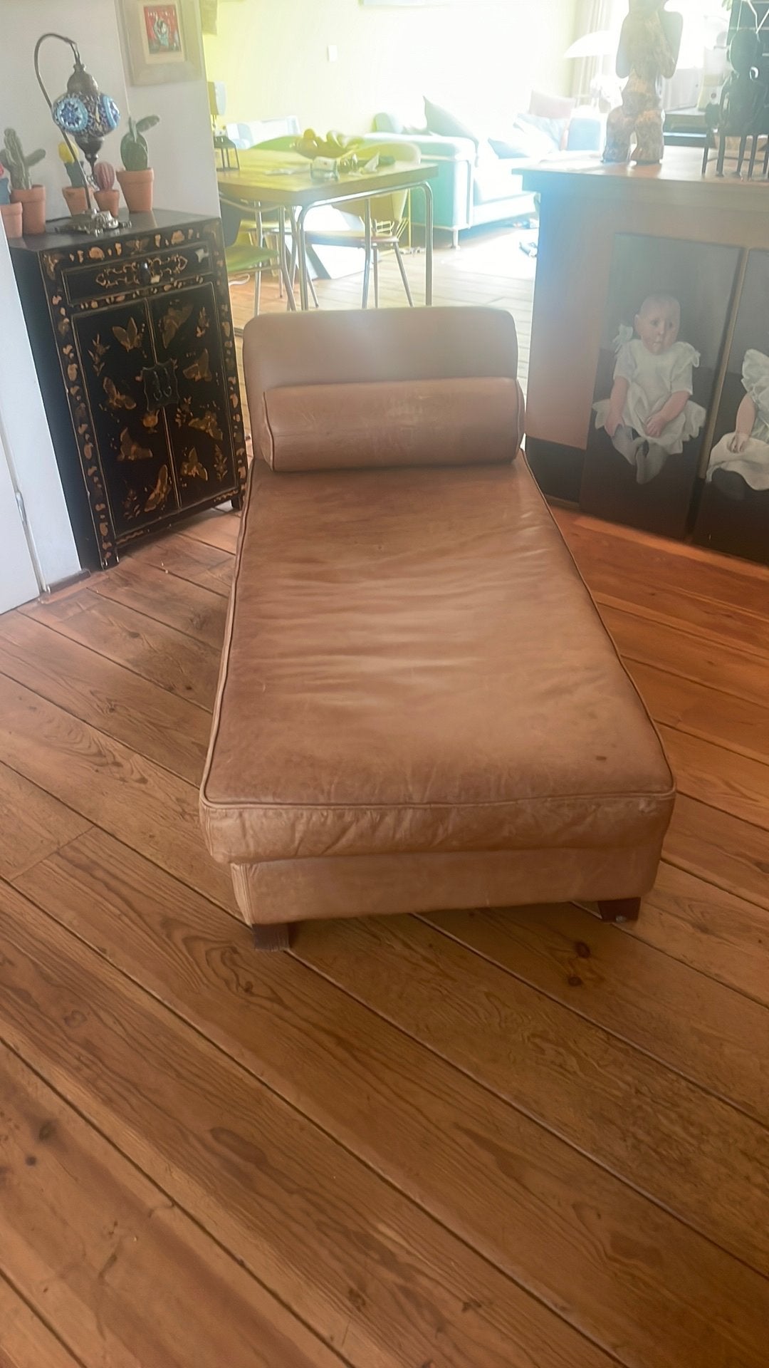 Chaise longue antiek, Huis en Inrichting, Banken | Sofa's en Chaises Longues, Ophalen, Gebruikt, Eenpersoons, 125 tot 150 cm