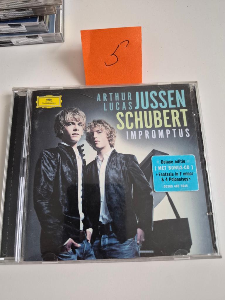 Arthur & Lucas Jussen - Schubert Impromptus (2CD), Ophalen of Verzenden