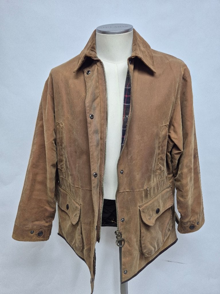 Barbour 'Ladies Beauchamp' dames winter wax jas, maat 44, Kleding | Dames, Barbour, Bruin, Maat 42/44 (L), Ophalen of Verzenden