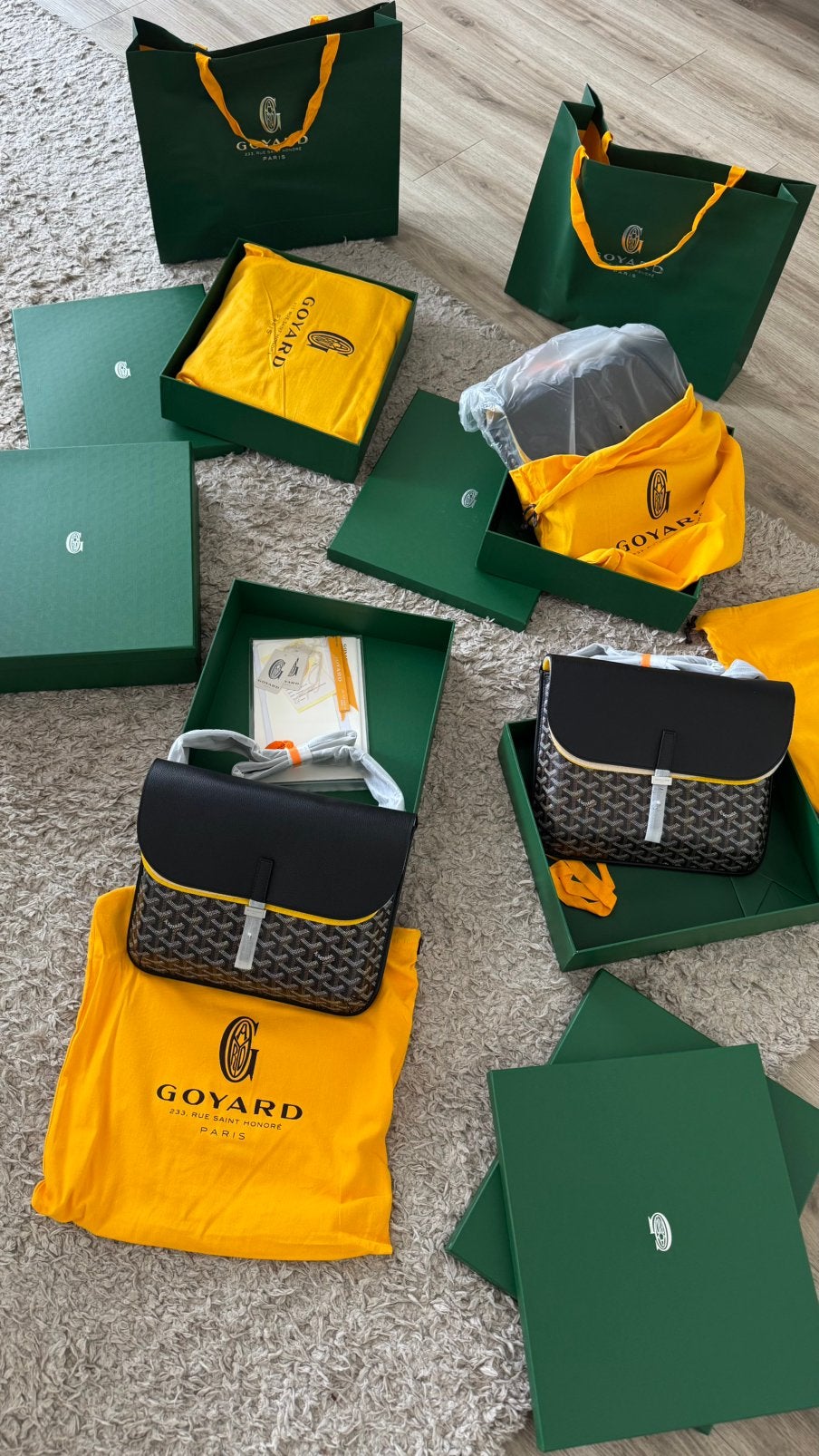 goyard heren tas coursier + GARANTIE, Overige merken, Zwart, Nieuw, Ophalen of Verzenden