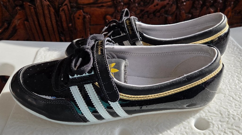 Zgn, Dames, Adidas Sleek Series sneakers. Maat 39, Zwart, Ophalen of Verzenden, Sneakers of Gympen, Zo goed als nieuw