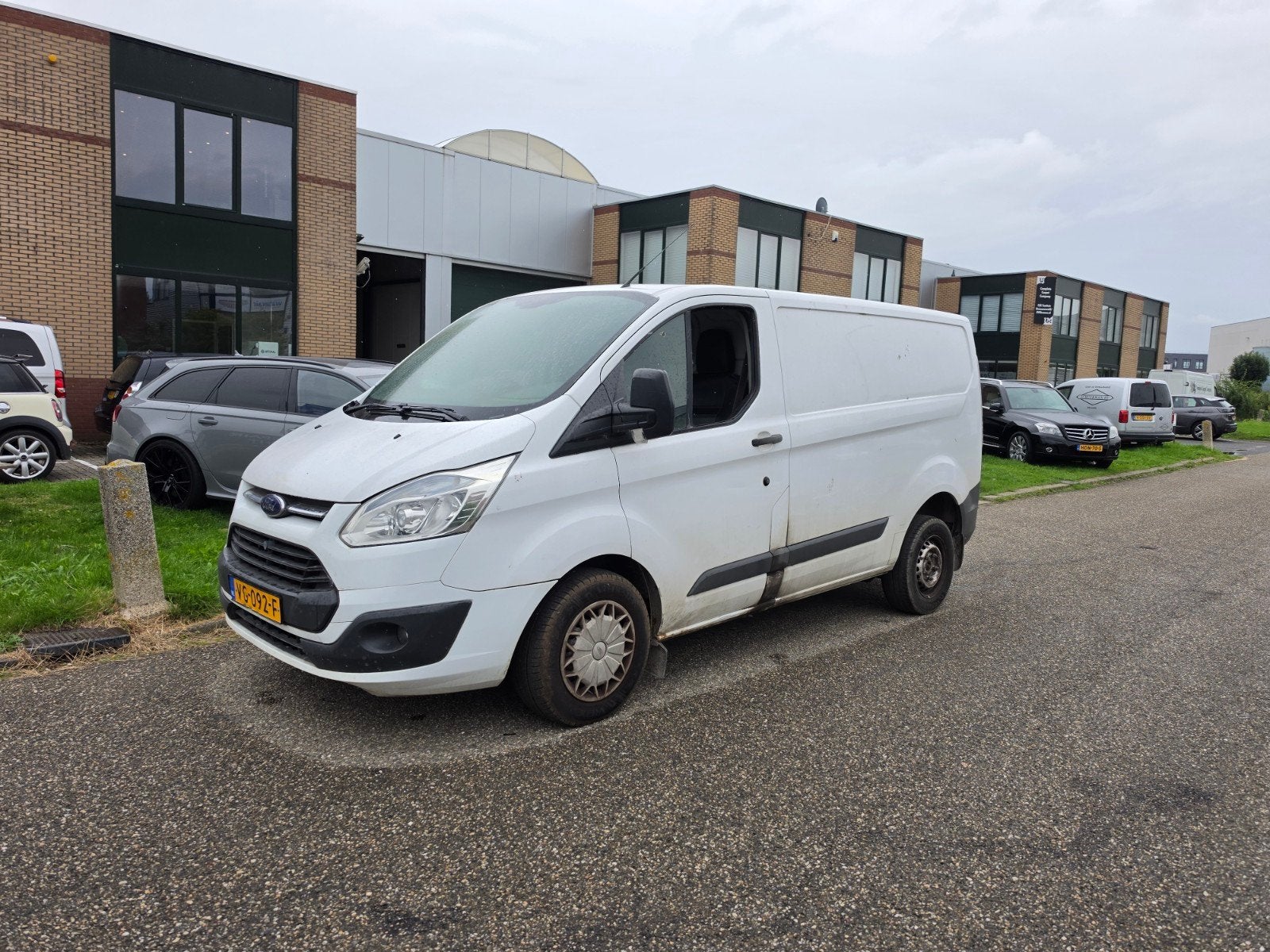 Ford transit custom GB 2.2 TDCI 100PK L1H1 2013 EXPORT, Ophalen, Voor, Ford, Motorkap