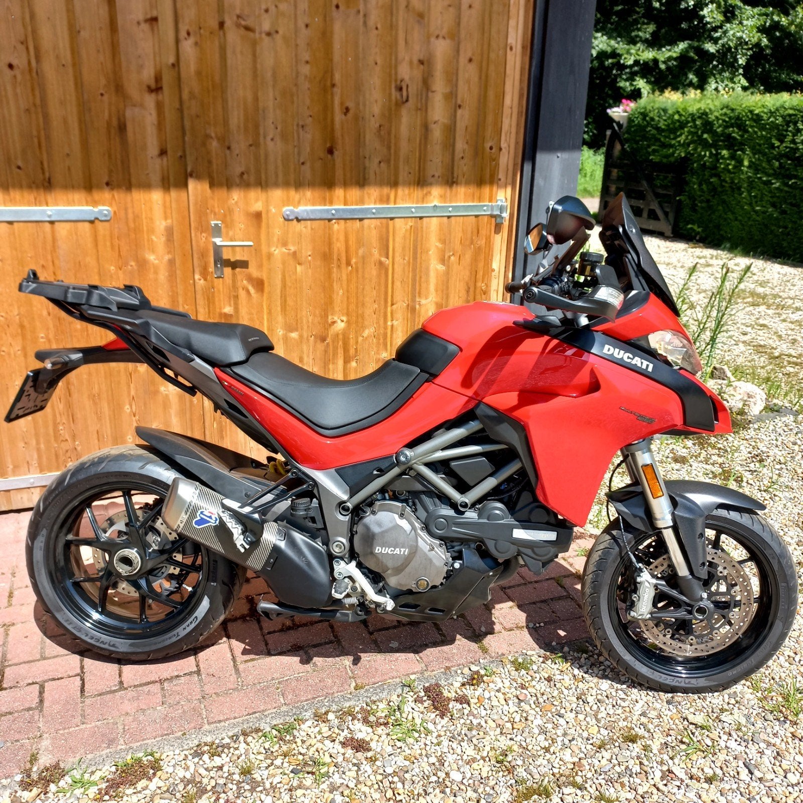 Ducati Multistrada 1260, 2018, 30dkm. Topkoffer, Termignoni., Particulier, 1260 cc, Toermotor, Sportuitlaat