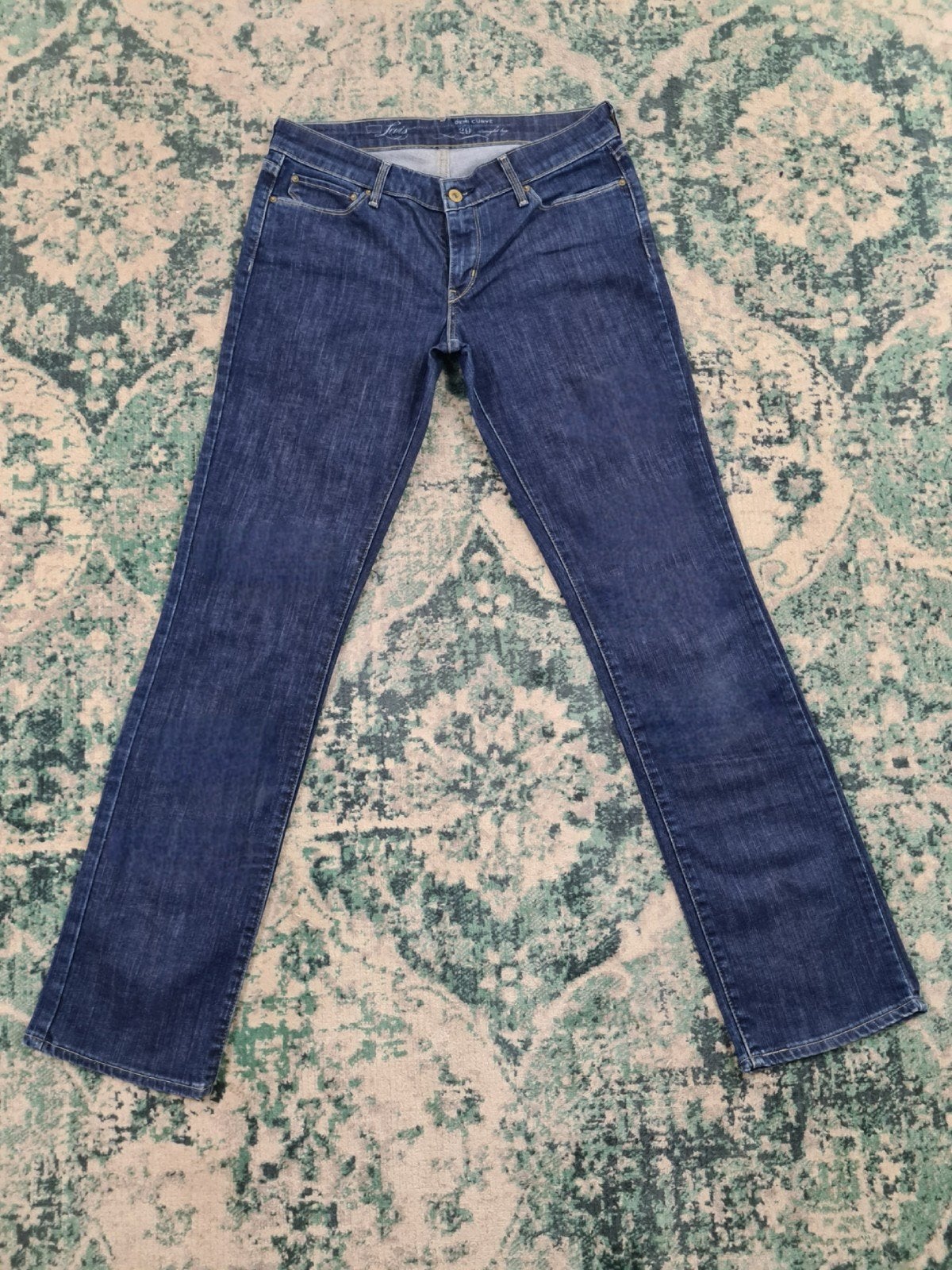Levi’s curve straight leg W29 L34 Dames Tulsi2934 Low-rise, Blauw, Ophalen of Verzenden, Zo goed als nieuw, W30 - W32 (confectie 38/40)