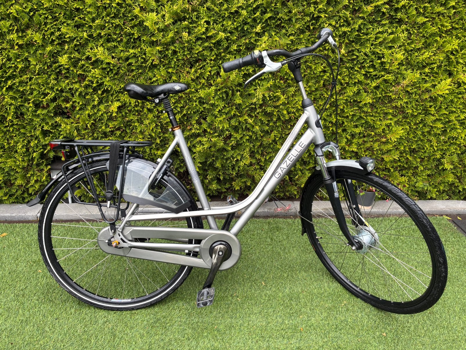 Gazelle damesfiets C7, Ophalen, Versnellingen, 56 cm of meer, Zo goed als nieuw