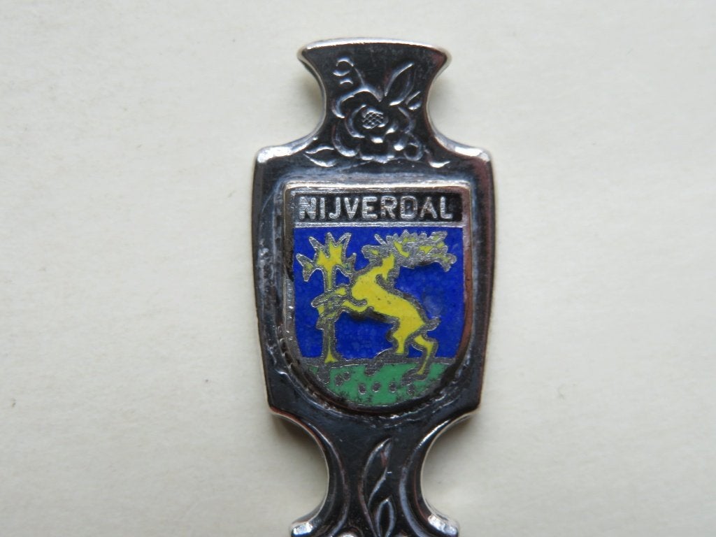 Lepeltje wapen Nijverdal emaille, Verzenden