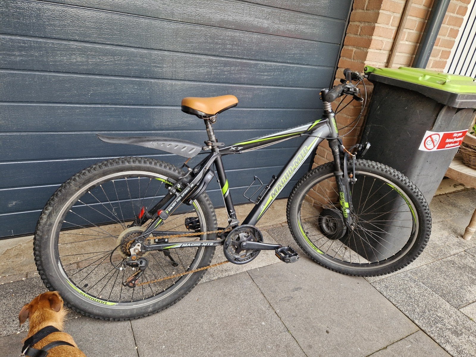 Gebruikte mountainbike met roest, Fietsen en Brommers, Gebruikt, Hardtail, 53 tot 57 cm, Ophalen