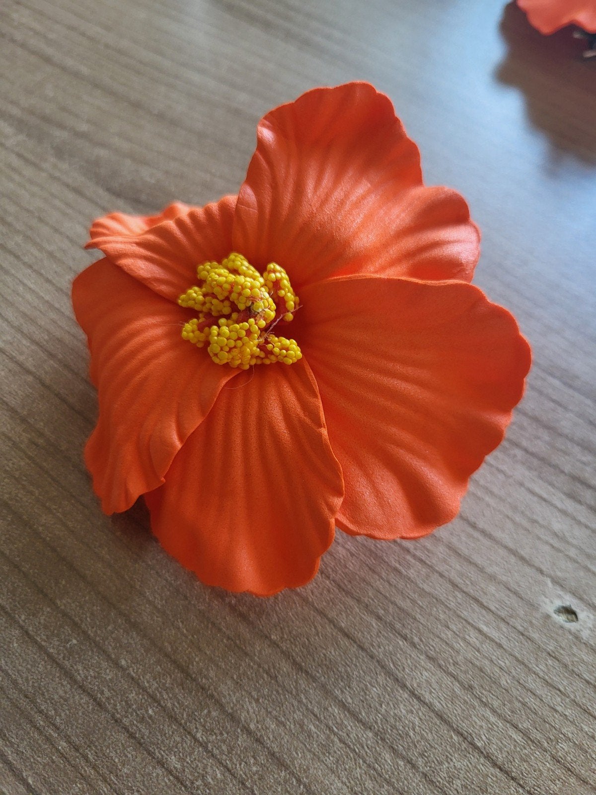 Nieuwe Oranje Haarclip Bloemen Haarspeld, Onbekend, Ophalen of Verzenden, Nieuw