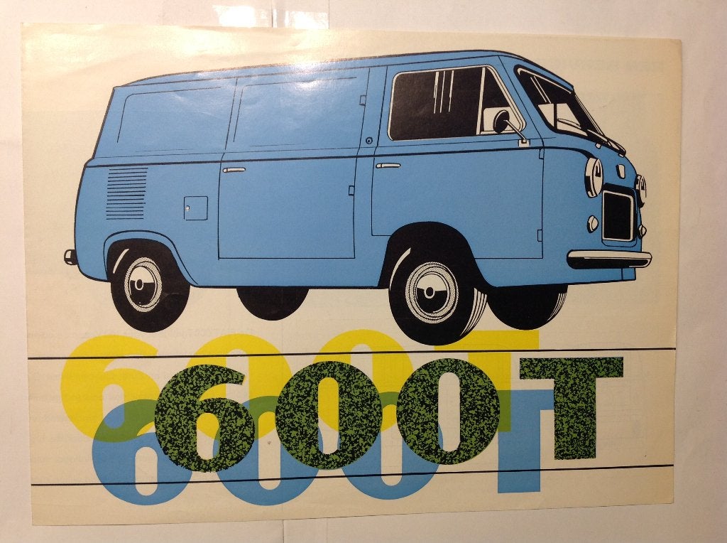 Fiat 600 T folder NED 4 blz 1968, Ophalen of Verzenden, Nieuw, Overige merken