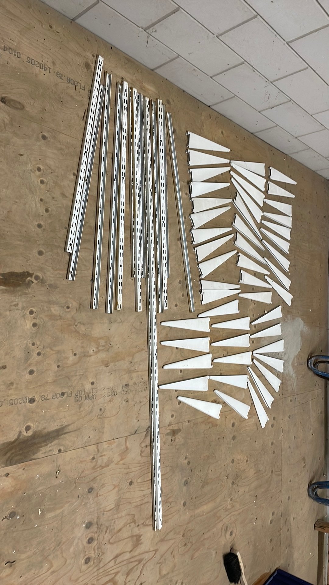 48 Plankdragers dubbel 40cm, Ophalen, Gebruikt, IJzer